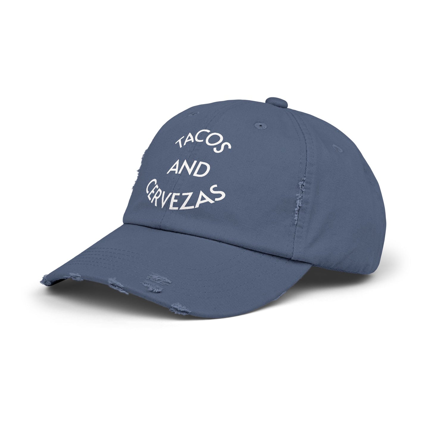 Tacos and Cervezas Distressed Hat