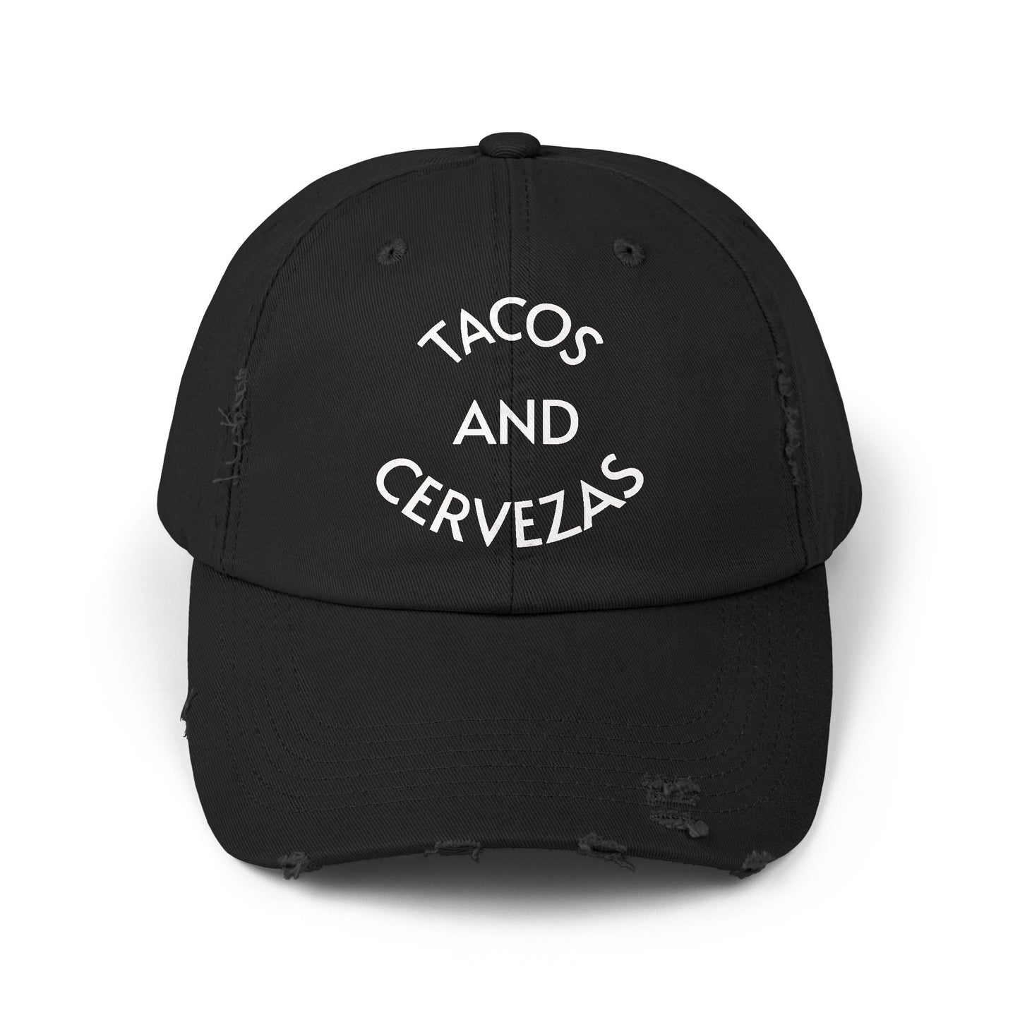 Tacos and Cervezas Distressed Hat