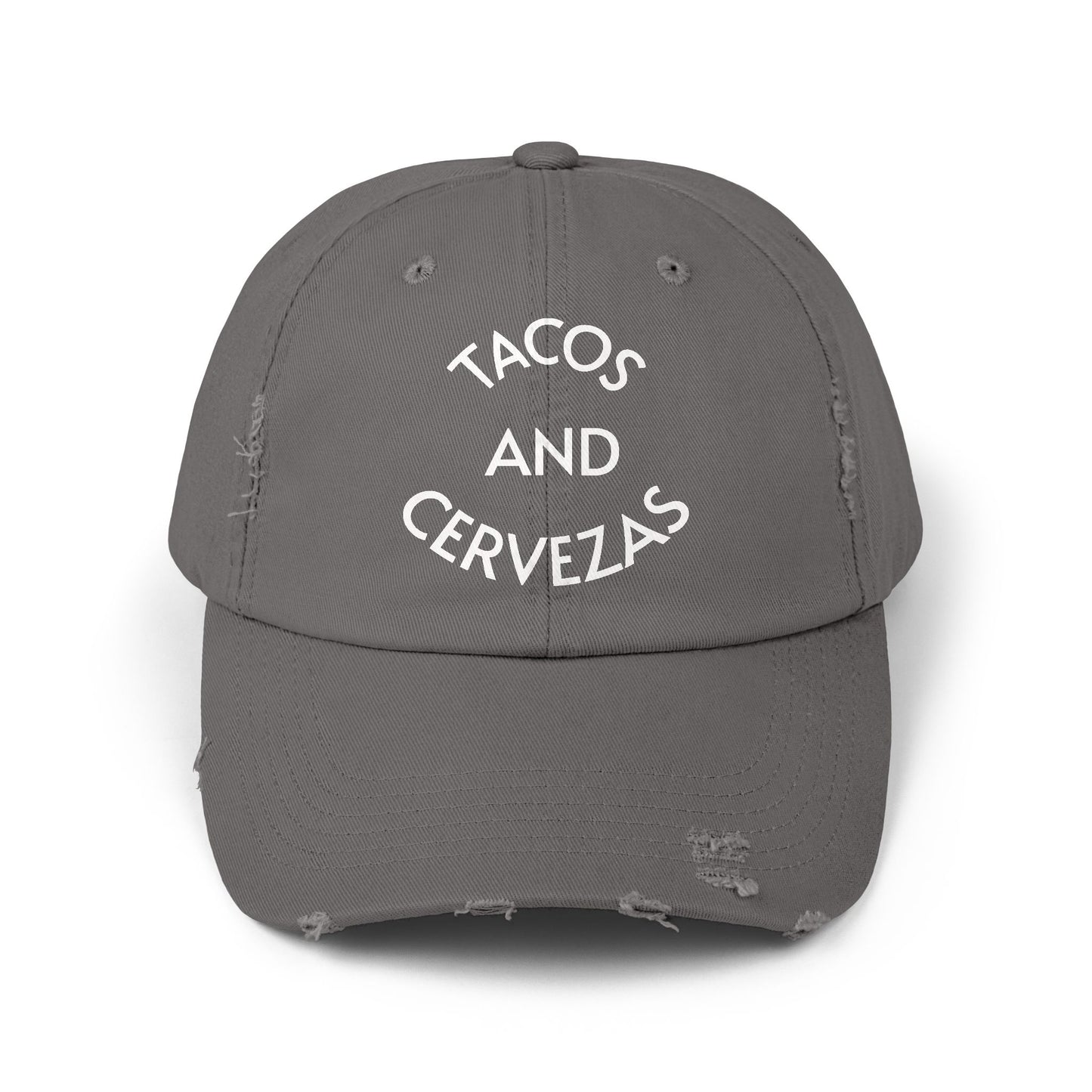 Tacos and Cervezas Distressed Hat