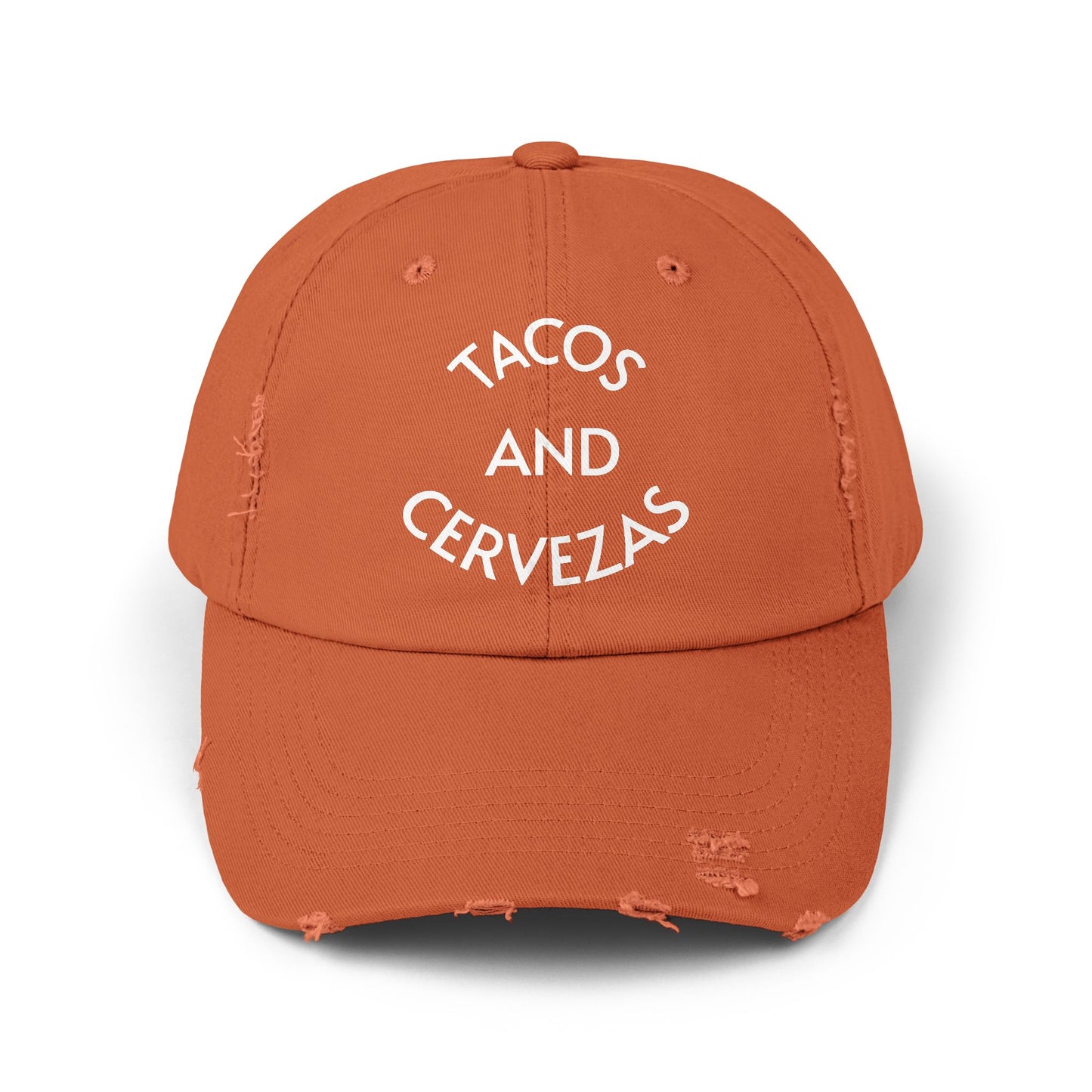 Tacos and Cervezas Distressed Hat