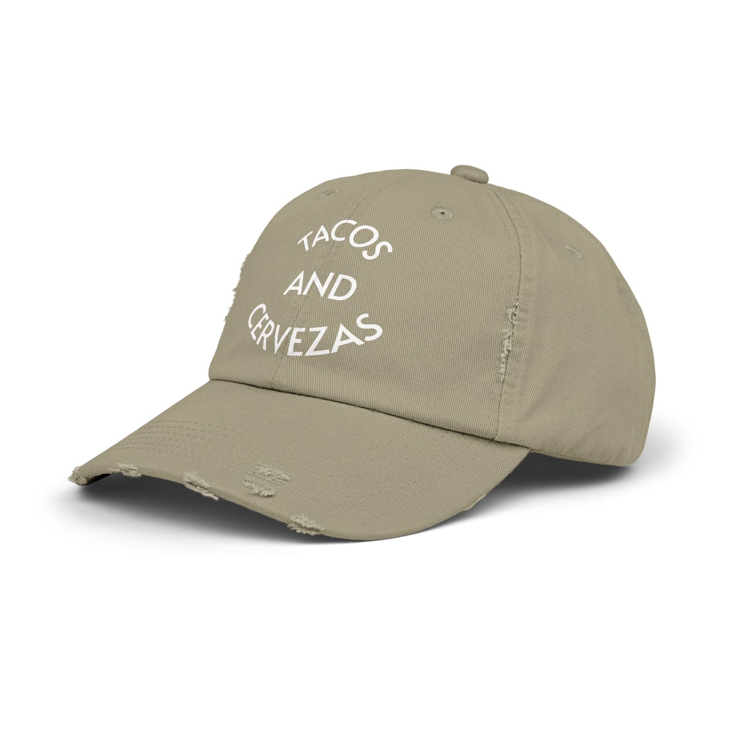 Tacos and Cervezas Distressed Hat
