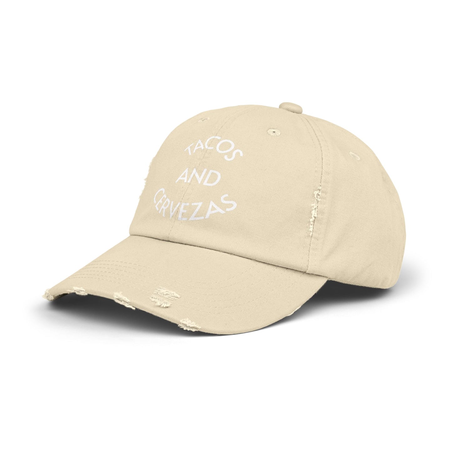 Tacos and Cervezas Distressed Hat