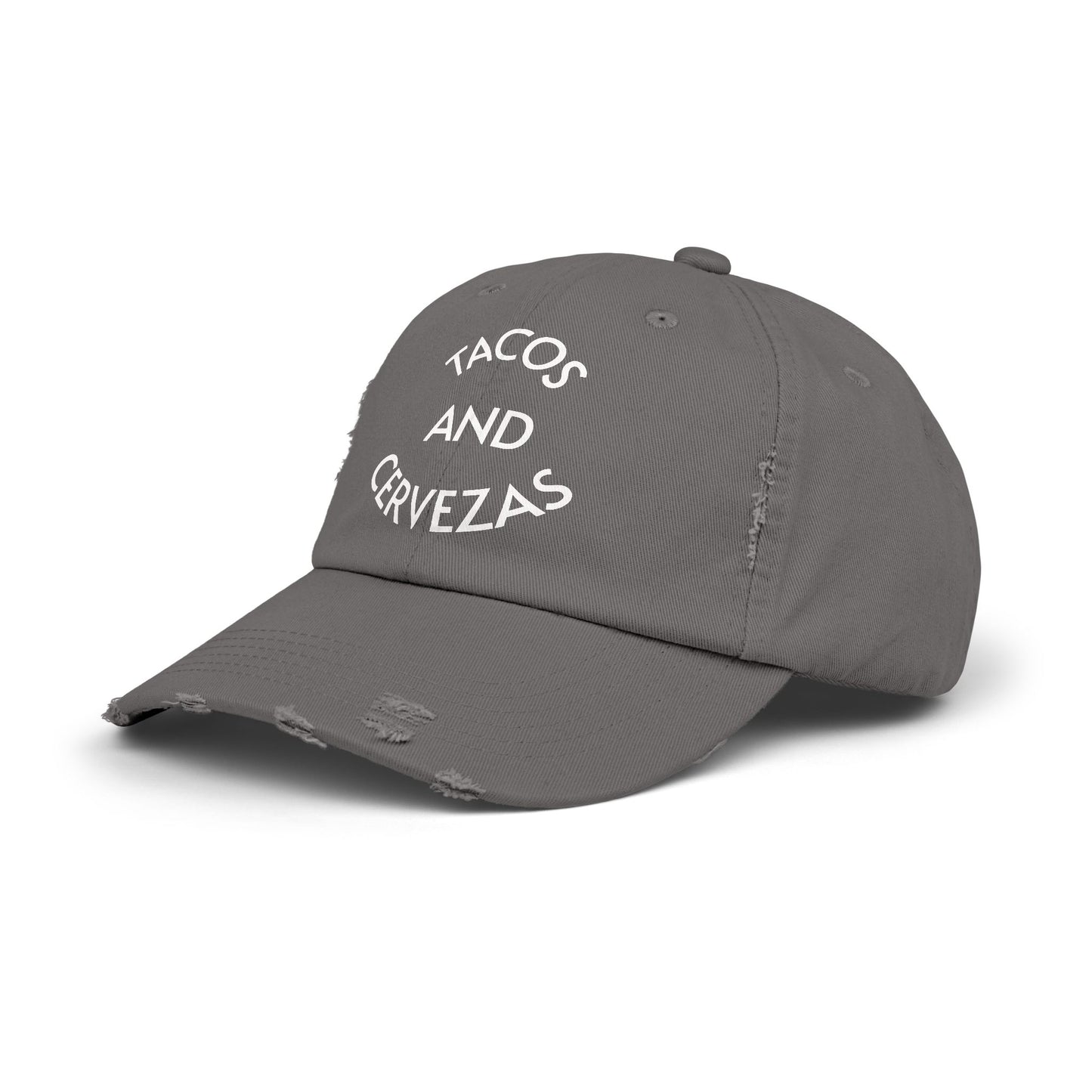 Tacos and Cervezas Distressed Hat