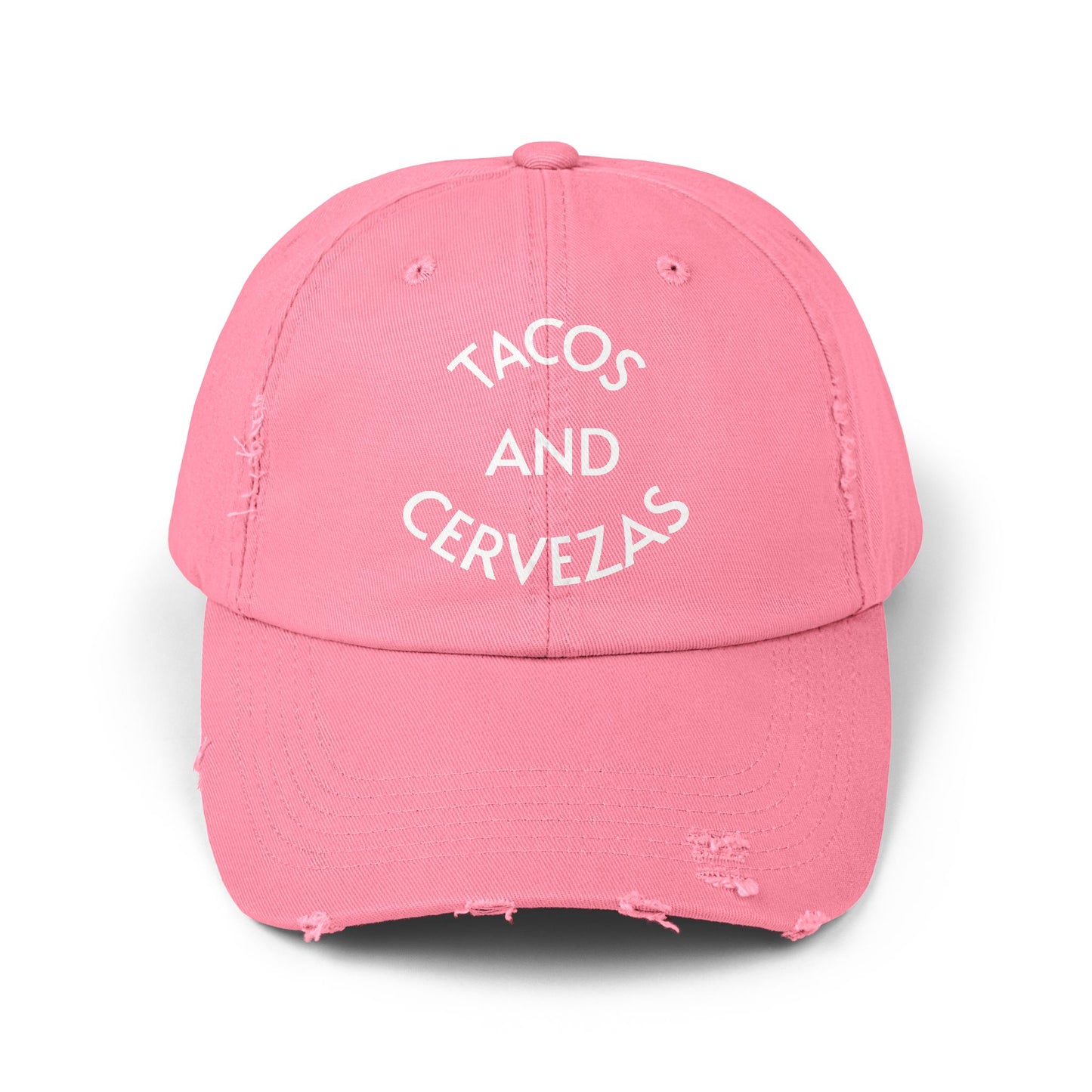 Tacos and Cervezas Distressed Hat