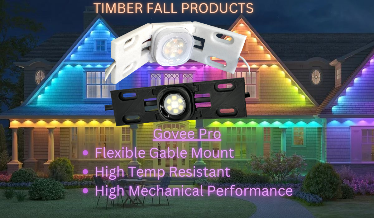 Govee Permanent Outdoor Lights Peak Mount / Gable Mounts / Clips / Bracket