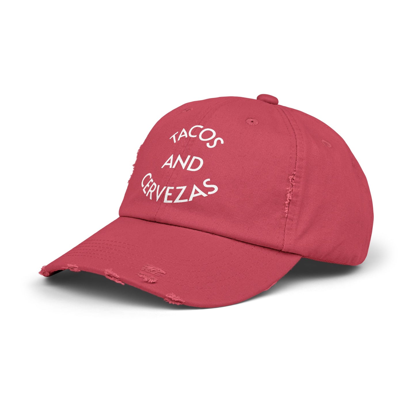 Tacos and Cervezas Distressed Hat
