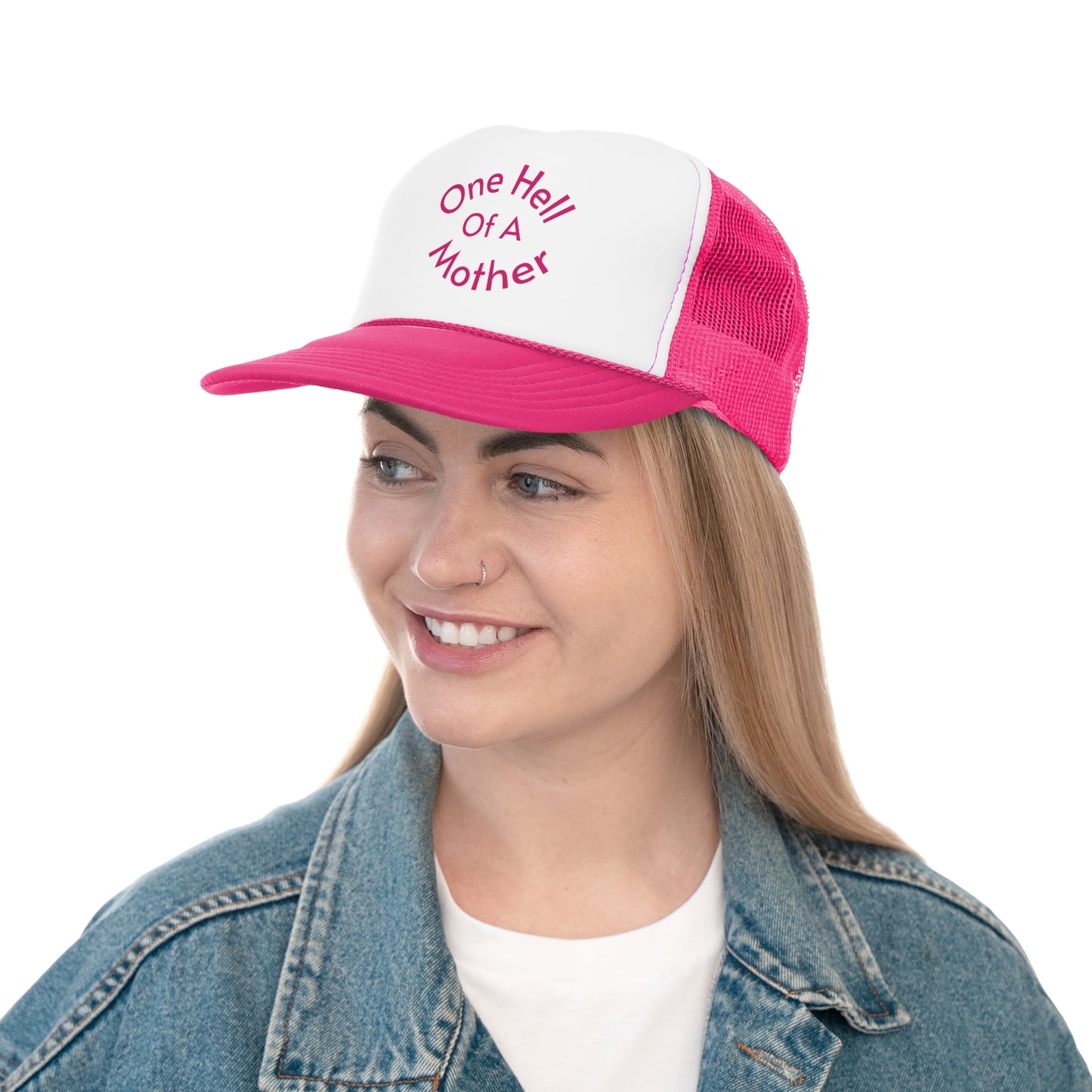 One Hell of a Mother Trucker Caps