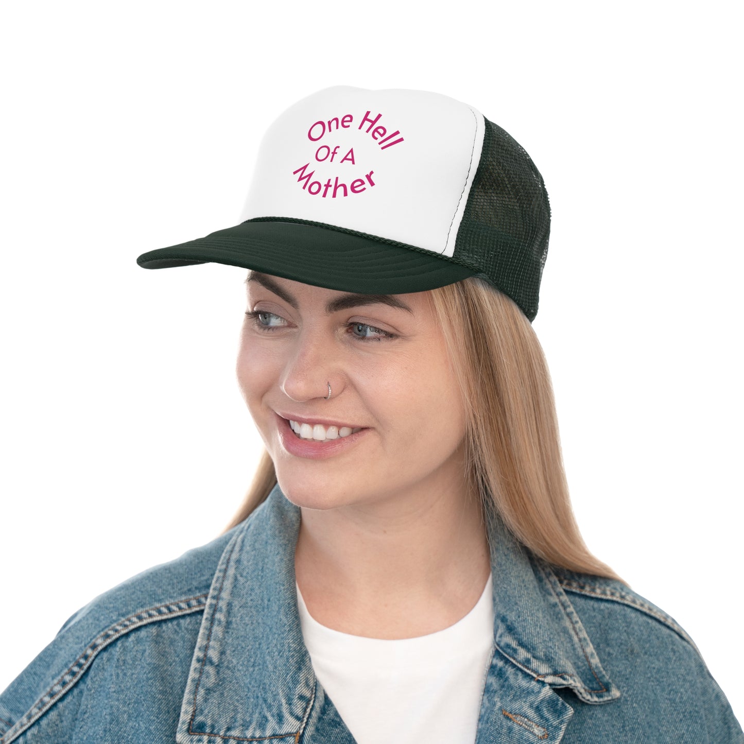 One Hell of a Mother Trucker Caps