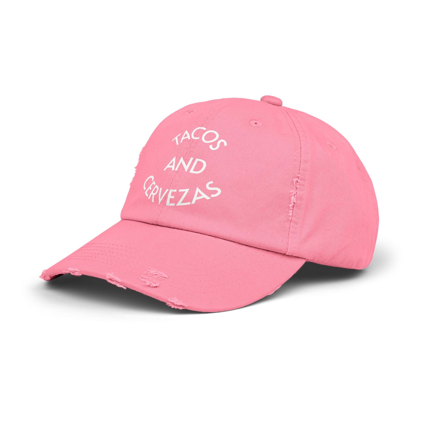 Tacos and Cervezas Distressed Hat