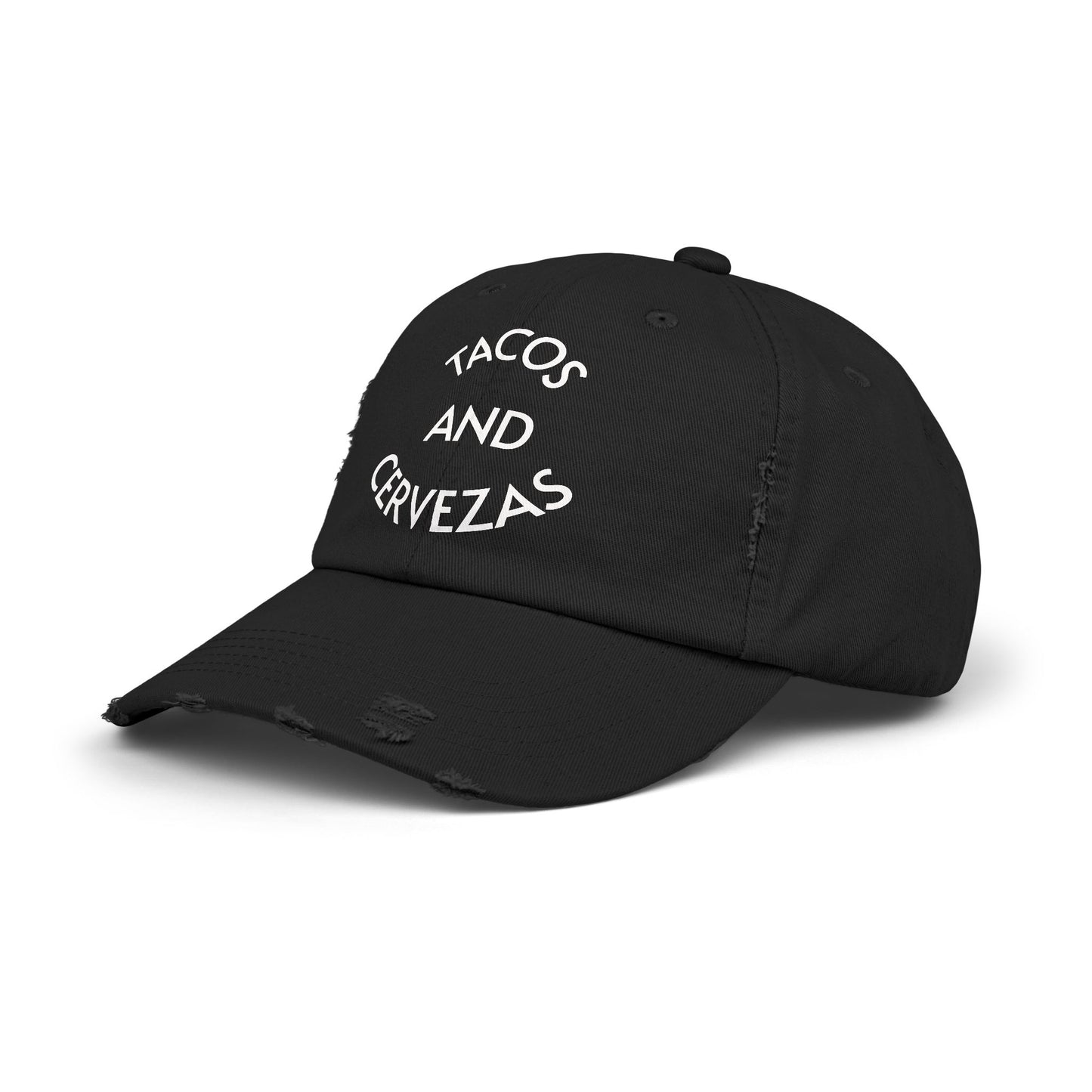 Tacos and Cervezas Distressed Hat