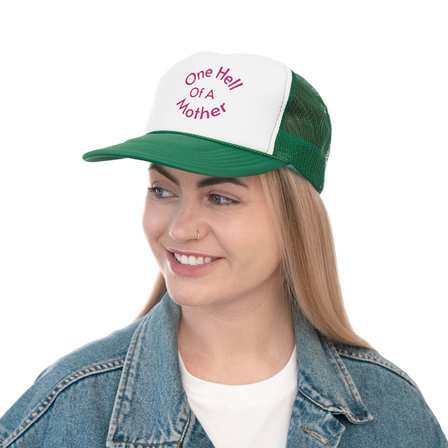 One Hell of a Mother Trucker Caps